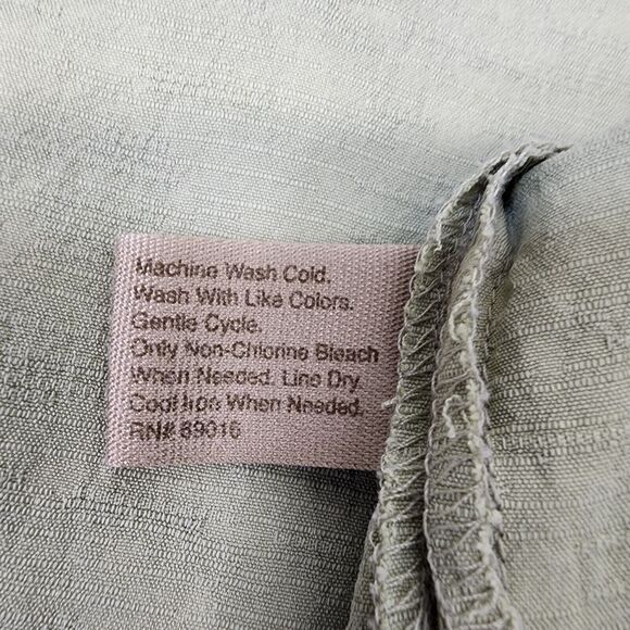 Paradise Collection Shirt Mens XXL Green Floral 100% Silk Button Hawaiian Beach - Picture 10 of 11